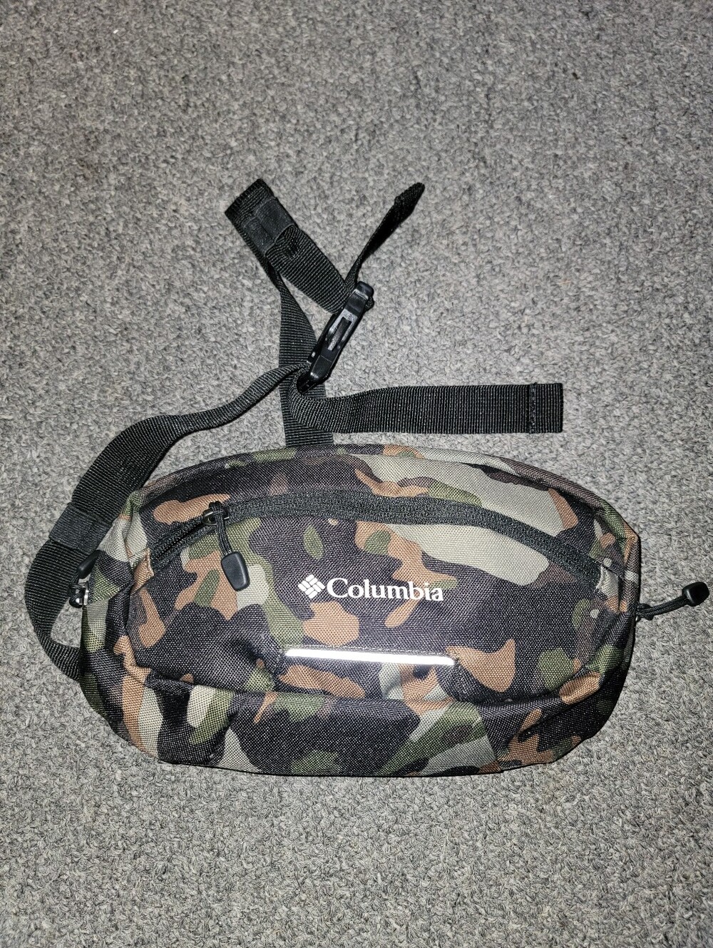 Columbia Camouflage Waist Pack - Green/Brown/Black